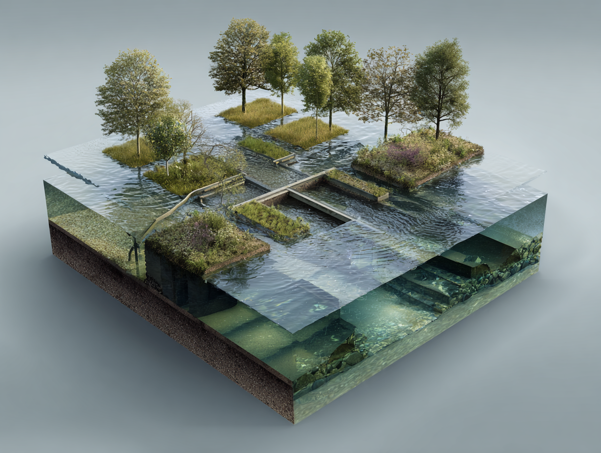 Sustainable drainage design that satisfies authorities